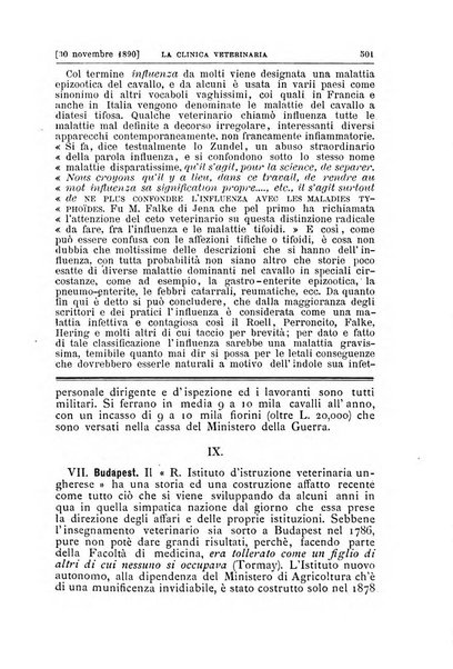 La clinica veterinaria rivista di medicina e chirurgia pratica degli animali domestici