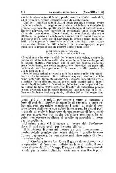 La clinica veterinaria rivista di medicina e chirurgia pratica degli animali domestici