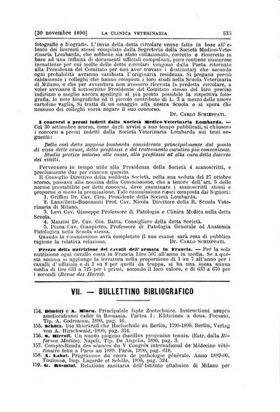 La clinica veterinaria rivista di medicina e chirurgia pratica degli animali domestici