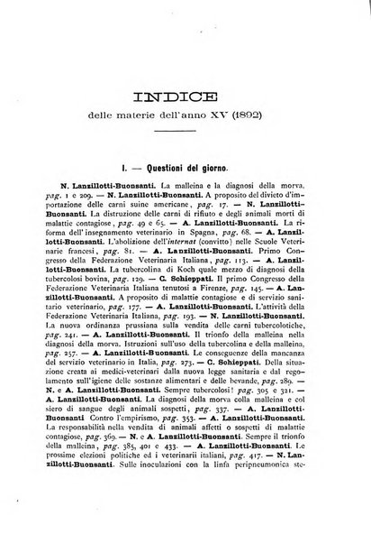 La clinica veterinaria rivista di medicina e chirurgia pratica degli animali domestici