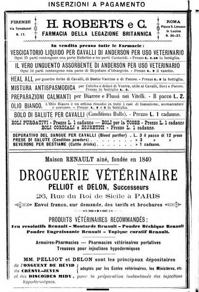 La clinica veterinaria rivista di medicina e chirurgia pratica degli animali domestici