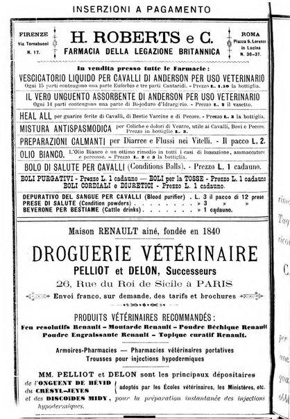 La clinica veterinaria rivista di medicina e chirurgia pratica degli animali domestici