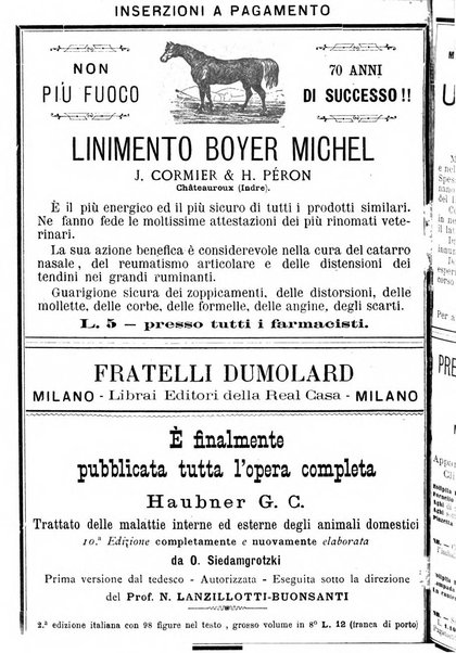 La clinica veterinaria rivista di medicina e chirurgia pratica degli animali domestici