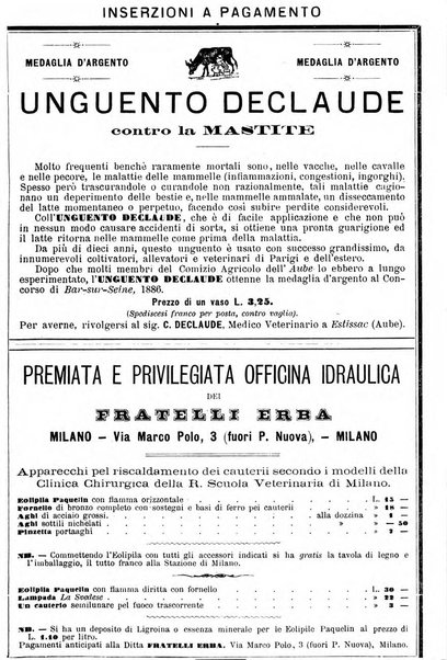 La clinica veterinaria rivista di medicina e chirurgia pratica degli animali domestici