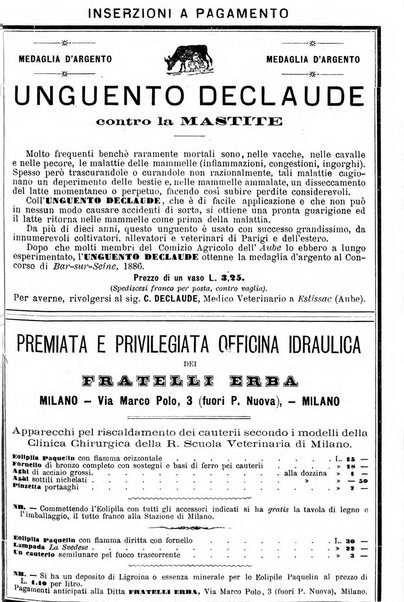 La clinica veterinaria rivista di medicina e chirurgia pratica degli animali domestici