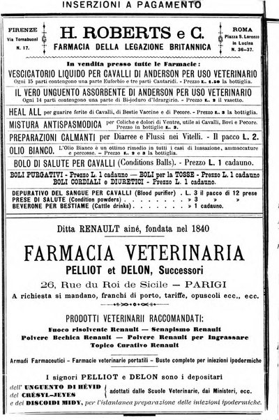 La clinica veterinaria rivista di medicina e chirurgia pratica degli animali domestici