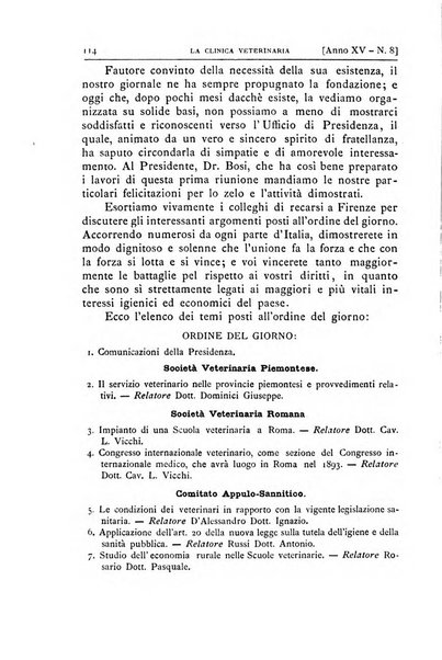 La clinica veterinaria rivista di medicina e chirurgia pratica degli animali domestici