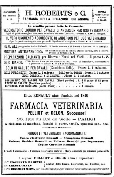 La clinica veterinaria rivista di medicina e chirurgia pratica degli animali domestici