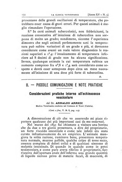 La clinica veterinaria rivista di medicina e chirurgia pratica degli animali domestici