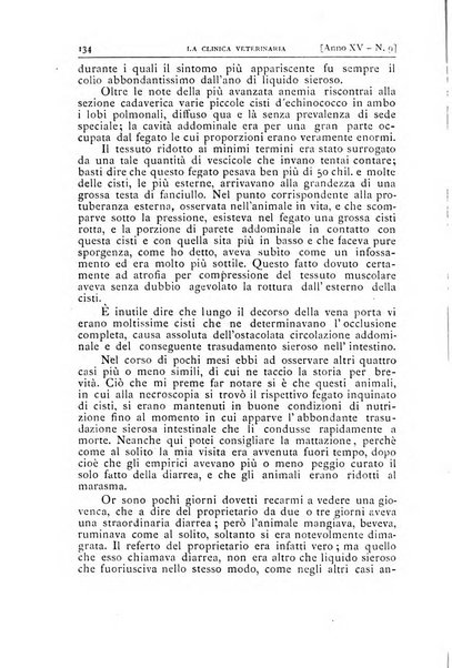 La clinica veterinaria rivista di medicina e chirurgia pratica degli animali domestici