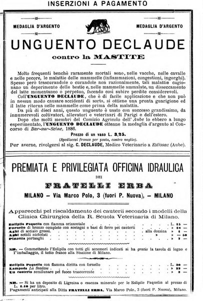 La clinica veterinaria rivista di medicina e chirurgia pratica degli animali domestici