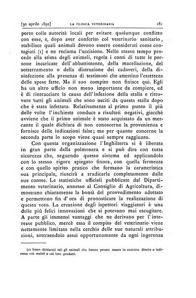 La clinica veterinaria rivista di medicina e chirurgia pratica degli animali domestici