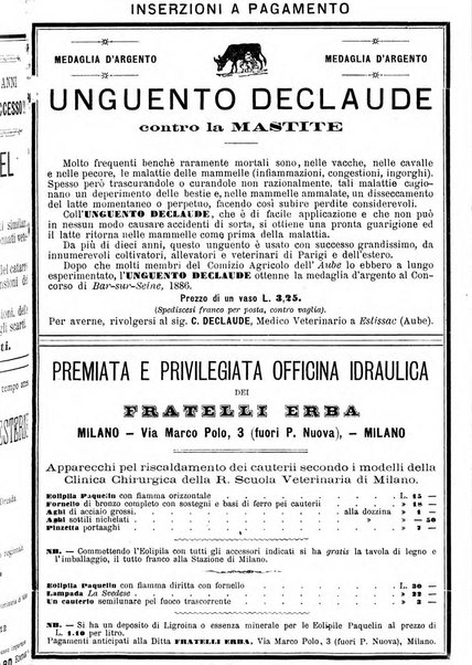 La clinica veterinaria rivista di medicina e chirurgia pratica degli animali domestici