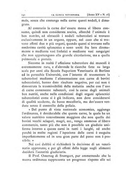 La clinica veterinaria rivista di medicina e chirurgia pratica degli animali domestici