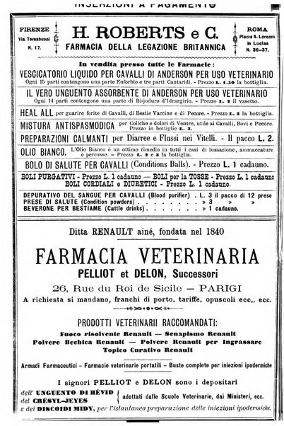 La clinica veterinaria rivista di medicina e chirurgia pratica degli animali domestici