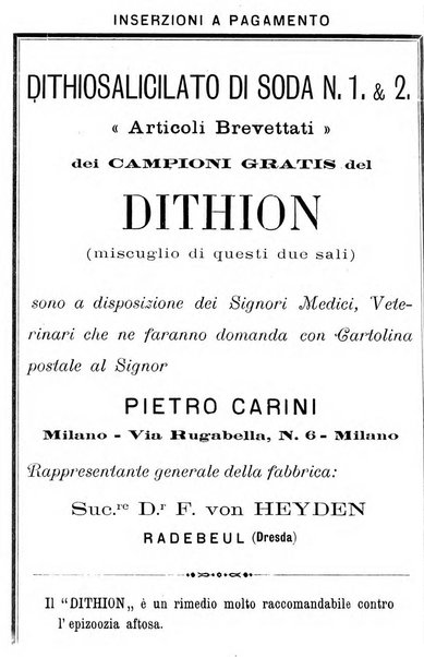 La clinica veterinaria rivista di medicina e chirurgia pratica degli animali domestici