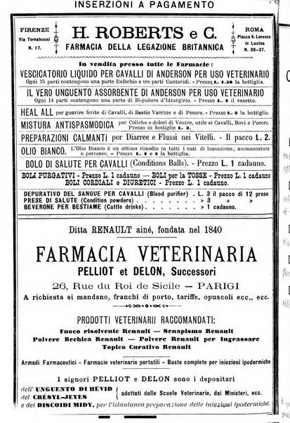 La clinica veterinaria rivista di medicina e chirurgia pratica degli animali domestici