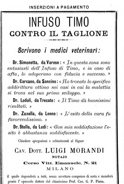 La clinica veterinaria rivista di medicina e chirurgia pratica degli animali domestici