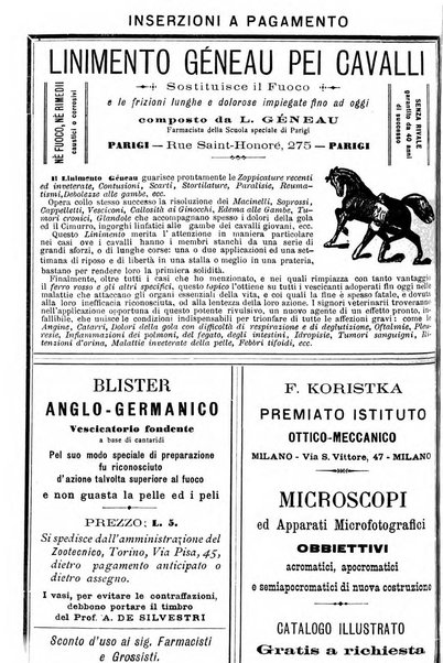 La clinica veterinaria rivista di medicina e chirurgia pratica degli animali domestici