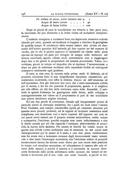 La clinica veterinaria rivista di medicina e chirurgia pratica degli animali domestici