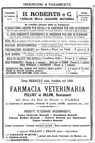 La clinica veterinaria rivista di medicina e chirurgia pratica degli animali domestici