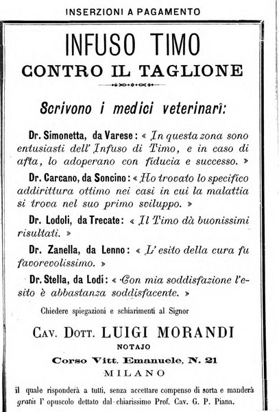 La clinica veterinaria rivista di medicina e chirurgia pratica degli animali domestici