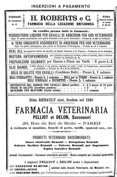 La clinica veterinaria rivista di medicina e chirurgia pratica degli animali domestici