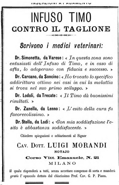 La clinica veterinaria rivista di medicina e chirurgia pratica degli animali domestici