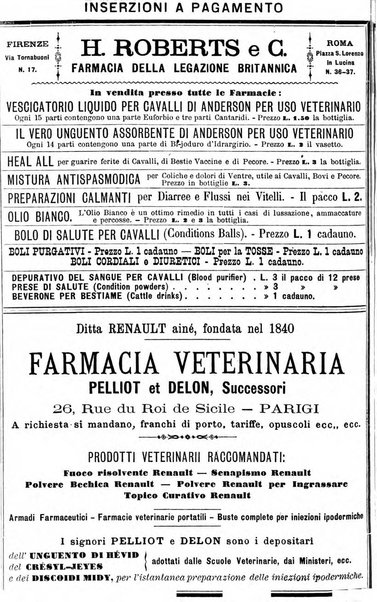 La clinica veterinaria rivista di medicina e chirurgia pratica degli animali domestici