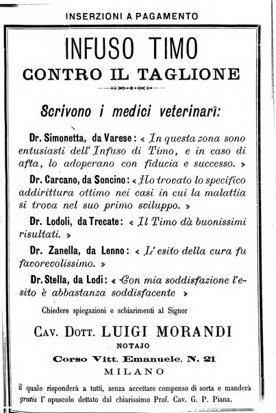 La clinica veterinaria rivista di medicina e chirurgia pratica degli animali domestici