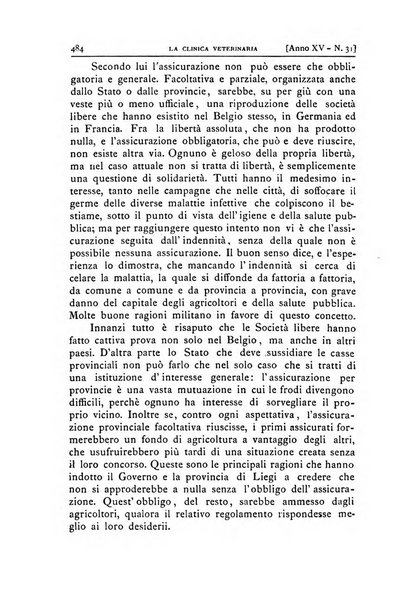 La clinica veterinaria rivista di medicina e chirurgia pratica degli animali domestici