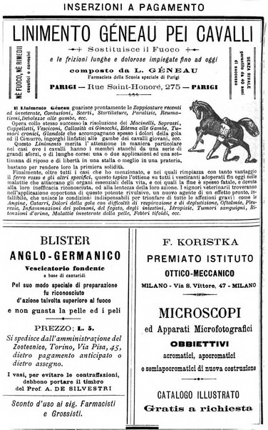 La clinica veterinaria rivista di medicina e chirurgia pratica degli animali domestici