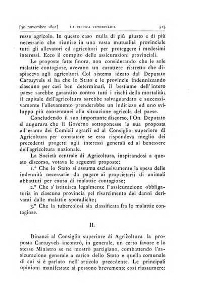 La clinica veterinaria rivista di medicina e chirurgia pratica degli animali domestici