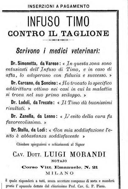 La clinica veterinaria rivista di medicina e chirurgia pratica degli animali domestici