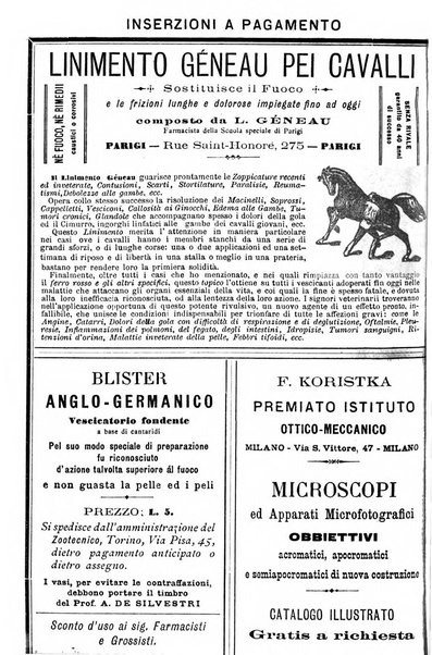 La clinica veterinaria rivista di medicina e chirurgia pratica degli animali domestici