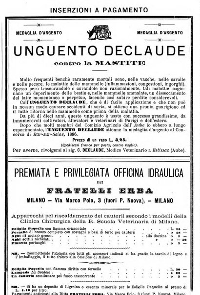 La clinica veterinaria rivista di medicina e chirurgia pratica degli animali domestici