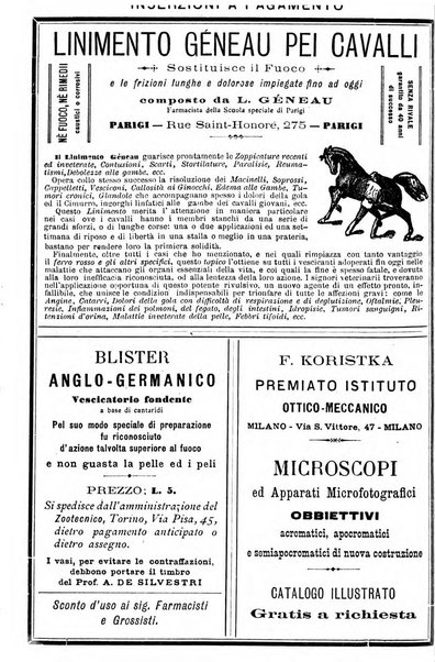 La clinica veterinaria rivista di medicina e chirurgia pratica degli animali domestici