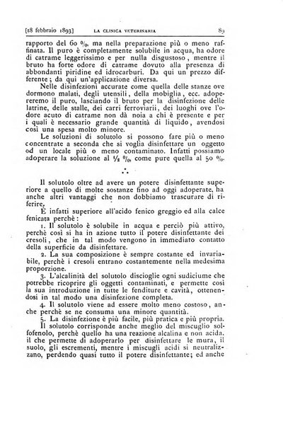 La clinica veterinaria rivista di medicina e chirurgia pratica degli animali domestici