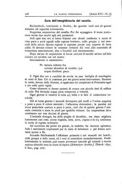 La clinica veterinaria rivista di medicina e chirurgia pratica degli animali domestici