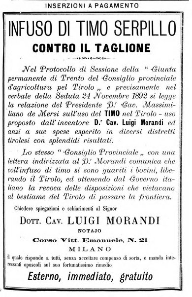 La clinica veterinaria rivista di medicina e chirurgia pratica degli animali domestici