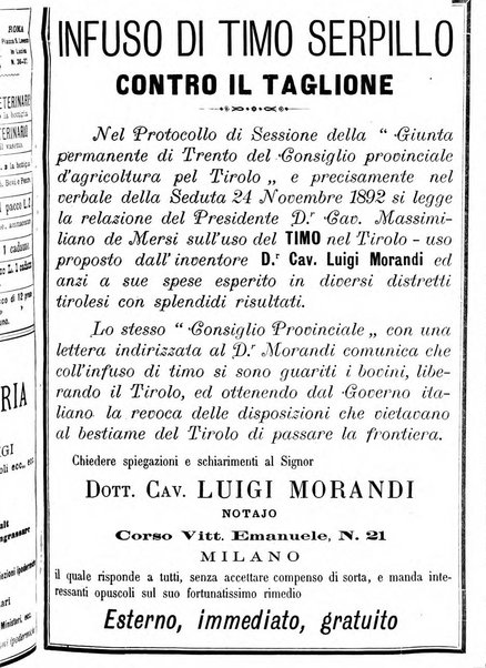 La clinica veterinaria rivista di medicina e chirurgia pratica degli animali domestici