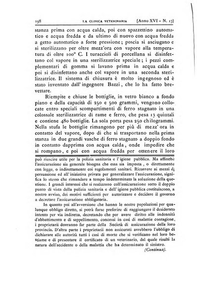 La clinica veterinaria rivista di medicina e chirurgia pratica degli animali domestici