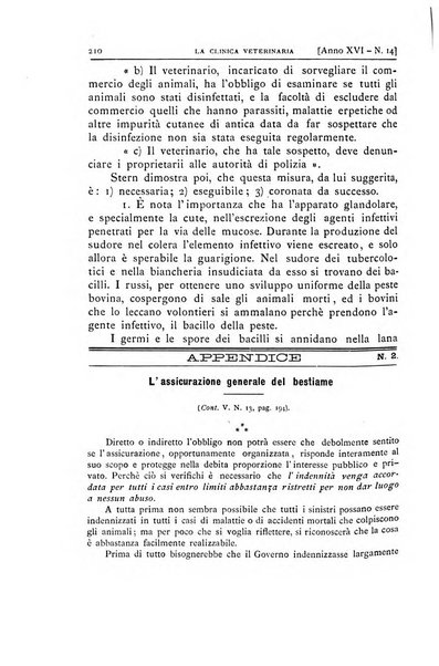 La clinica veterinaria rivista di medicina e chirurgia pratica degli animali domestici