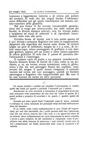 La clinica veterinaria rivista di medicina e chirurgia pratica degli animali domestici