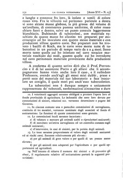 La clinica veterinaria rivista di medicina e chirurgia pratica degli animali domestici