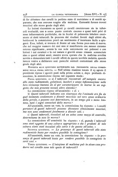 La clinica veterinaria rivista di medicina e chirurgia pratica degli animali domestici