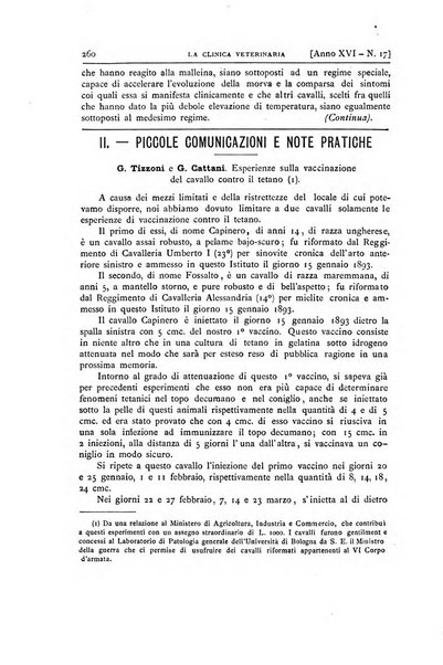 La clinica veterinaria rivista di medicina e chirurgia pratica degli animali domestici