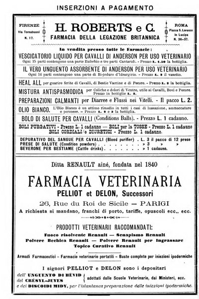 La clinica veterinaria rivista di medicina e chirurgia pratica degli animali domestici