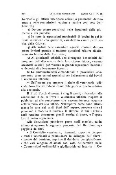 La clinica veterinaria rivista di medicina e chirurgia pratica degli animali domestici