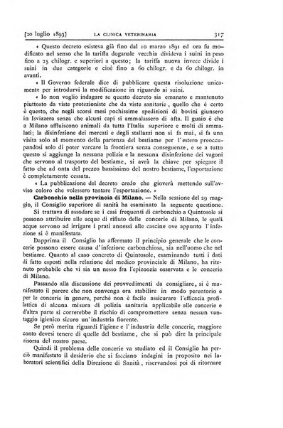 La clinica veterinaria rivista di medicina e chirurgia pratica degli animali domestici